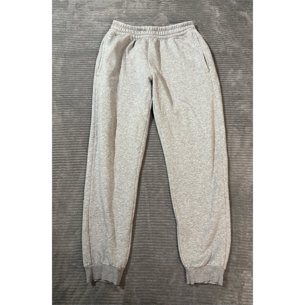 Adidas‎ Pants Men's Small Gray Essentials Fleece Regular Tapered